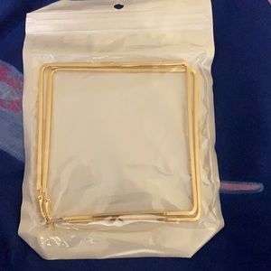 Large Diamond Gold Earrings